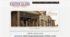 Desktop Screenshot of exeterglass.com